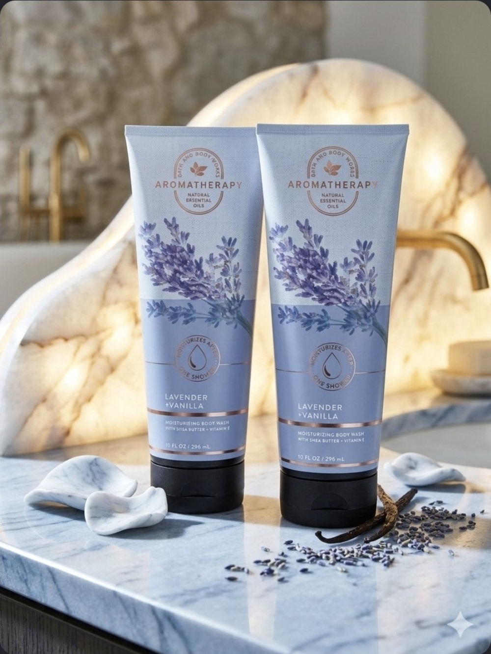 Bath & Body Works Aromatherapy Lavender + Vanilla Moisturizing Body Wash